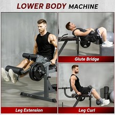SPORTNOW Leg Extension & Curl